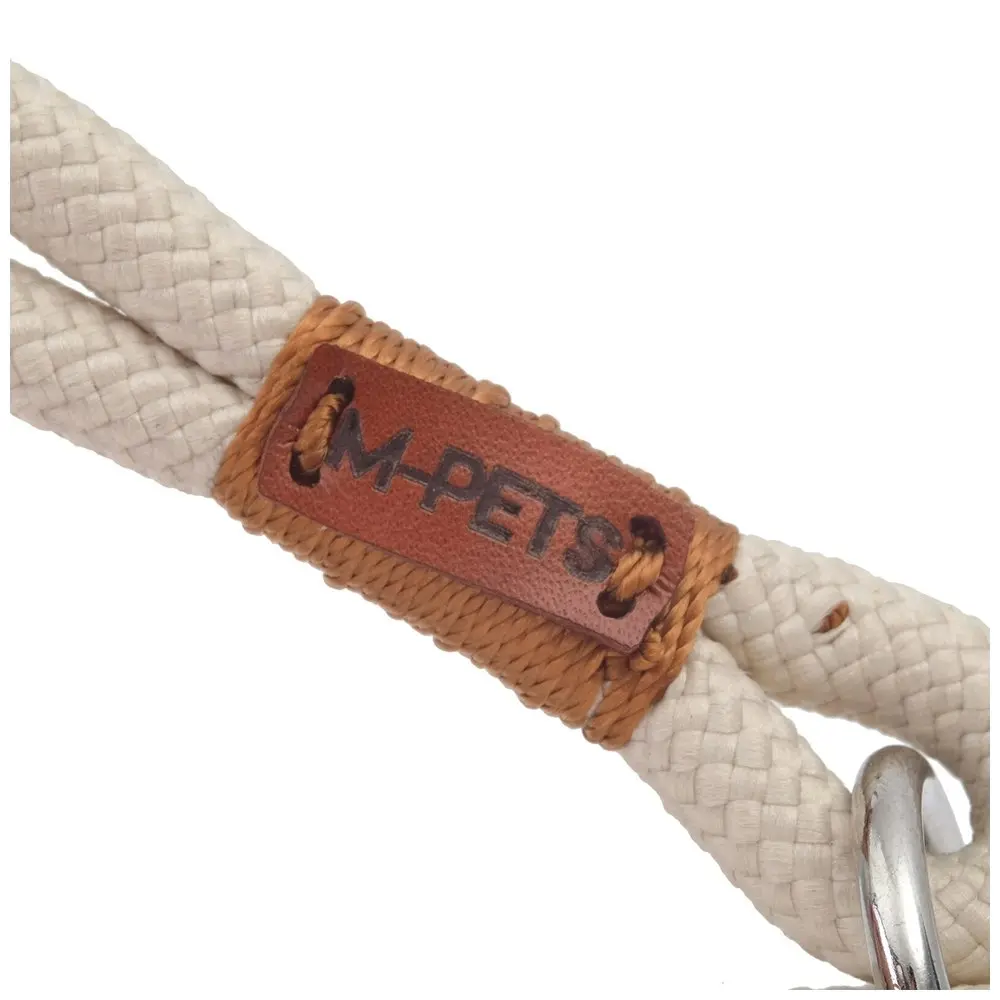 M-Pets 35cm Small Eco-Friendly Adjustable Pet/Dog Collar Neck Secure Strap White