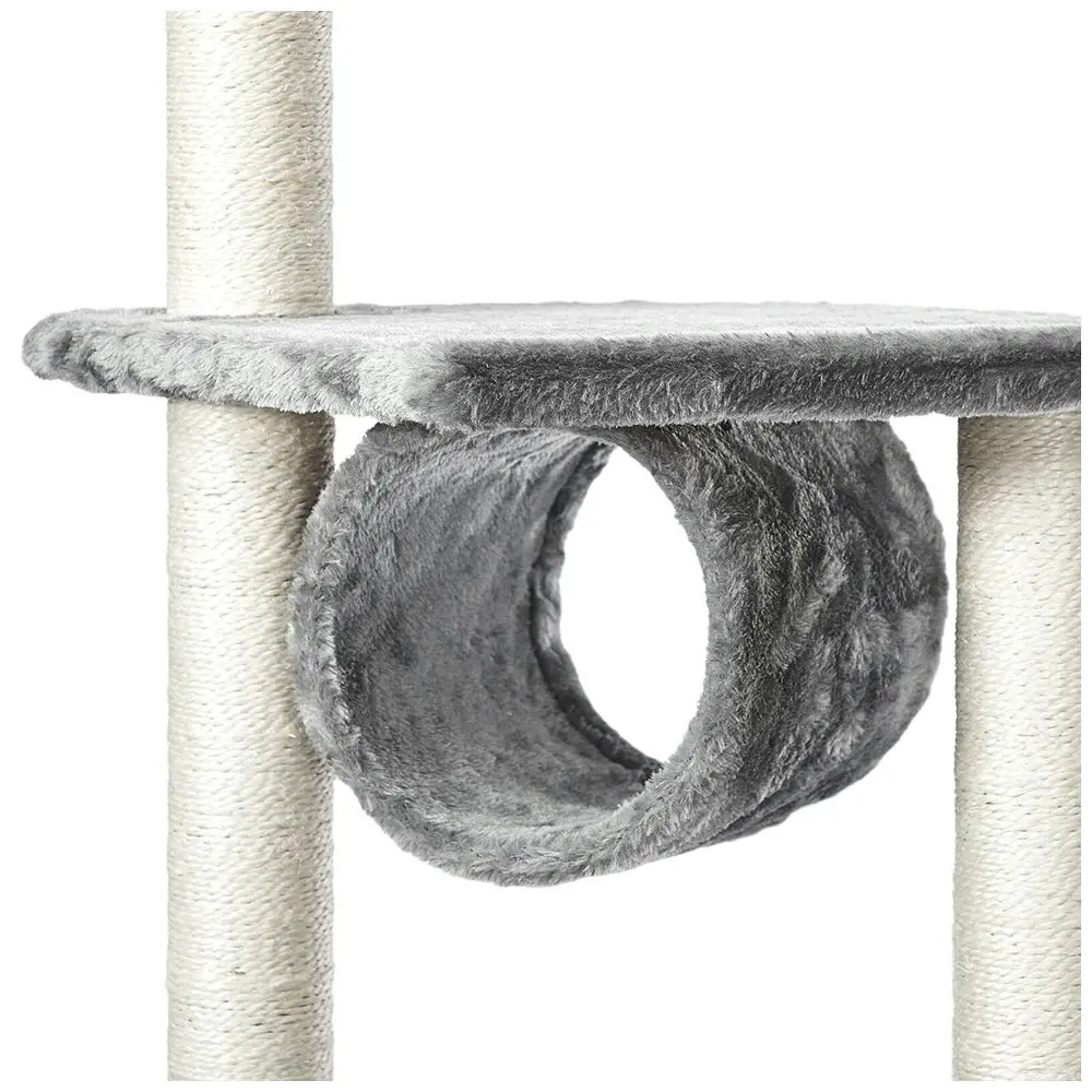 M-Pets 102cm Taga Cat Tree Scratch Post Condo Tower Pet Playground Grey/Beige