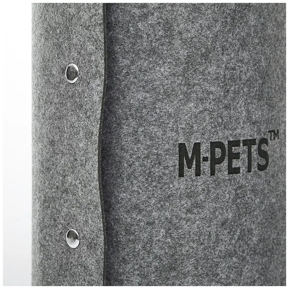 M-Pets Eco-Friendly 45cm Tunnel Pet/Dog/Cat Animal Play Fun Interactive Toy Grey