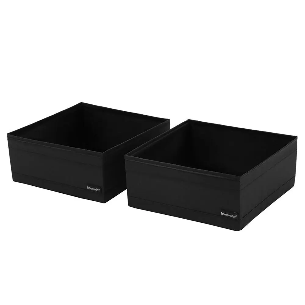 2pc Kloset by Boxsweden Collapsible 28cm Square Storage Cubes Home Organiser BK