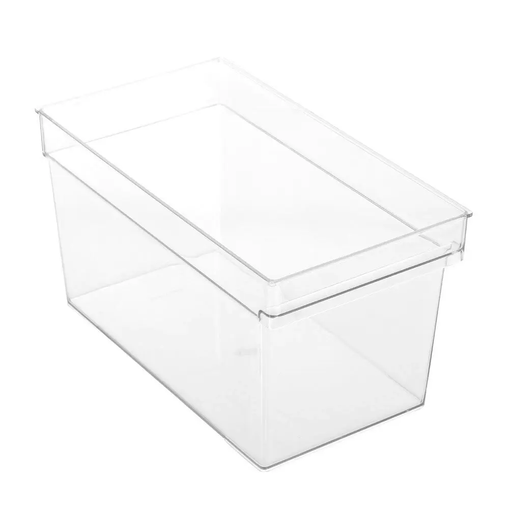 2x Boxsweden Crystal Nest Storage Box Deep 36.5cm Plastic Pantry Organiser