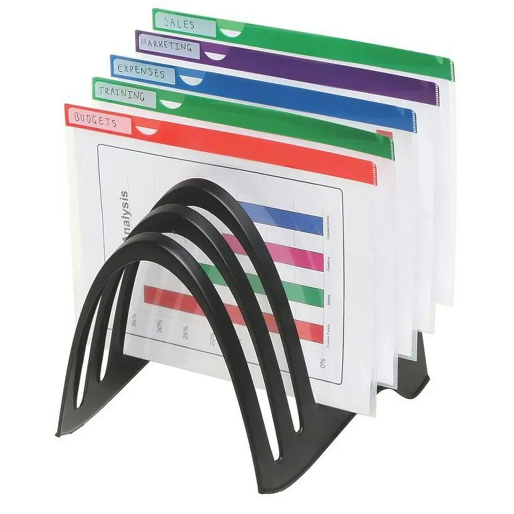 3PK 2PK Marbig A4 Paper Documents Folder Rack/Organiser Holder/Stand Home/Office