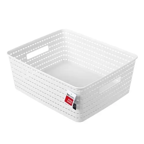 Boxsweden Woven Basket 35cm Home Office Storage Organiser Containers Assorted