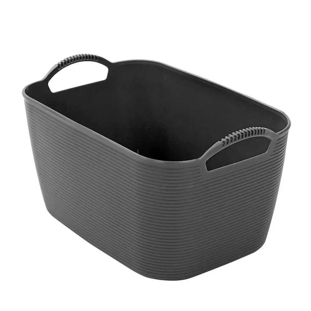 4x Boxsweden 30.5cm Flexible Storage Basket Container w/Carry Handles Med Asst