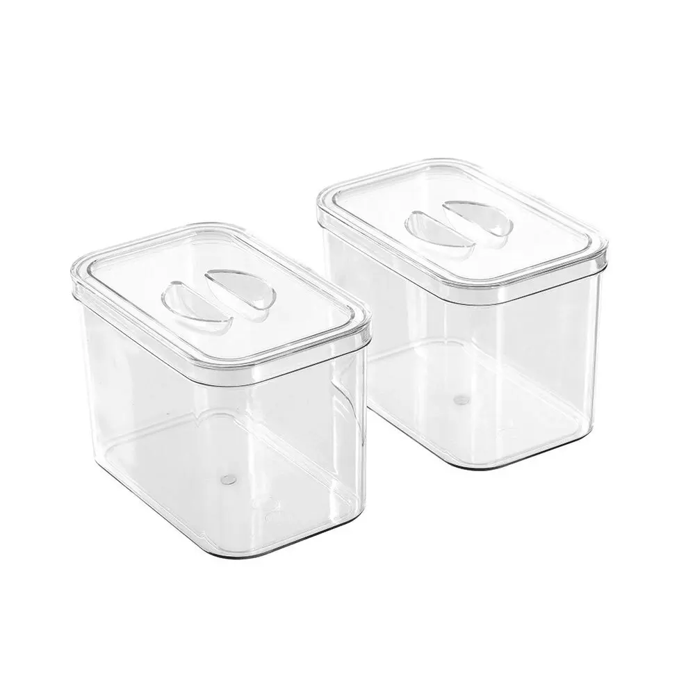 4pc Boxsweden 1L/2.15L/5.4L Crystal Storage Container Bathroom Organiser Set