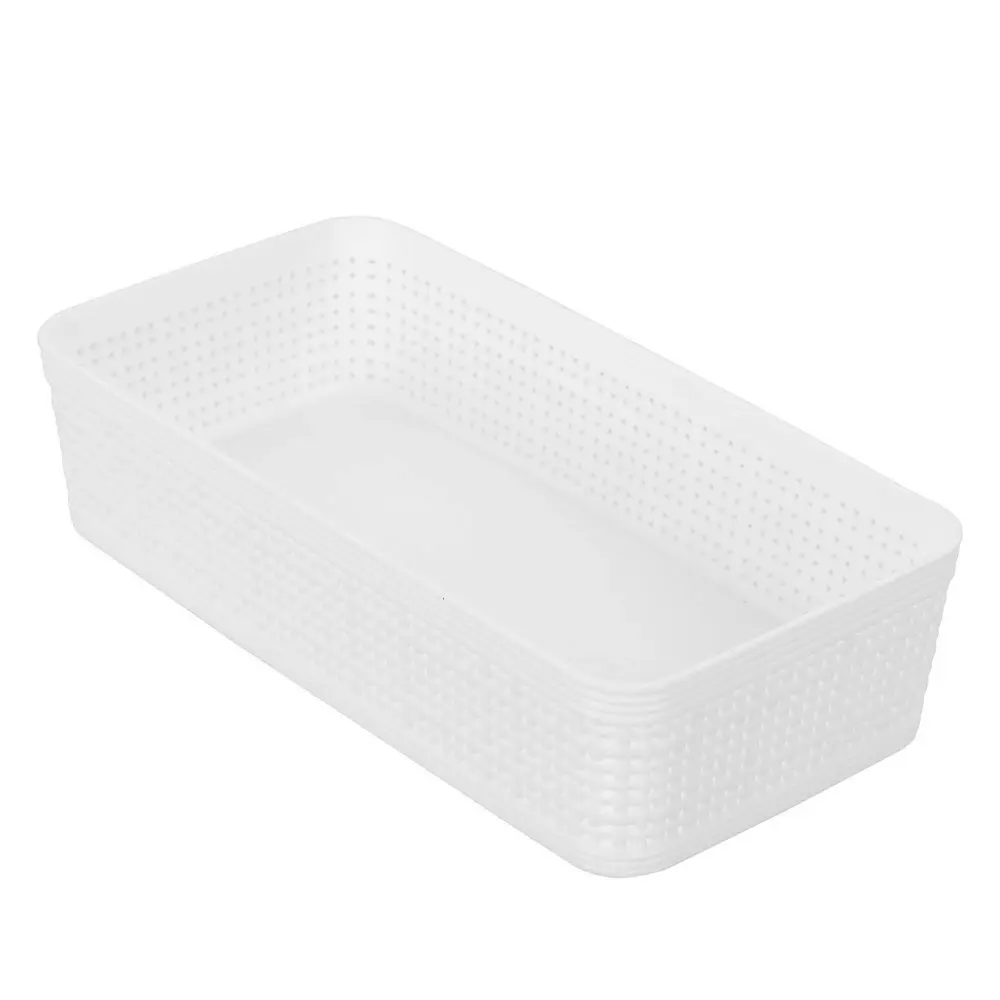 3pc Boxsweden 25cm Ivy Weave Basket/Container Storage Bath/Office Organiser Asst