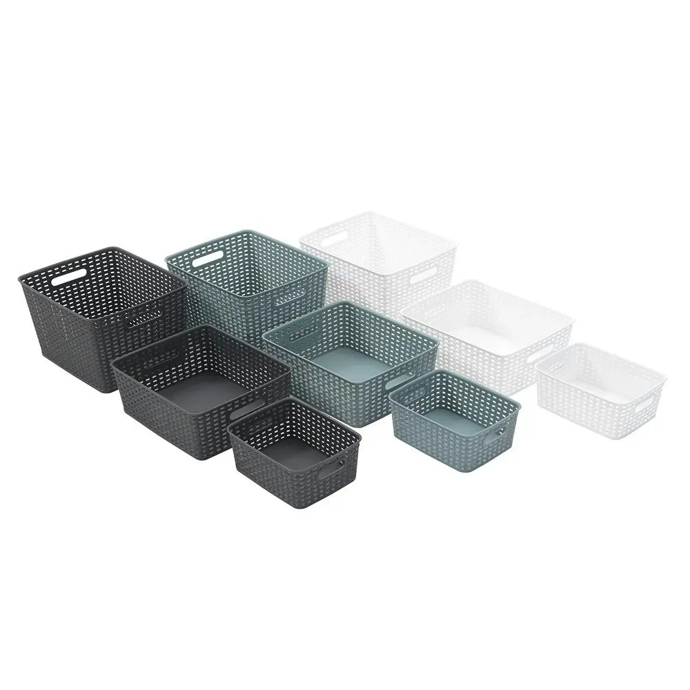 Boxsweden 35.5x29cm Tilly Basket Cleaning Storage Organiser Container M Assort