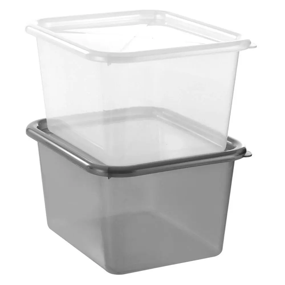 Boxsweden 15L Storage Container 35.5cm Home Organiser w/ Lid Holder Assorted