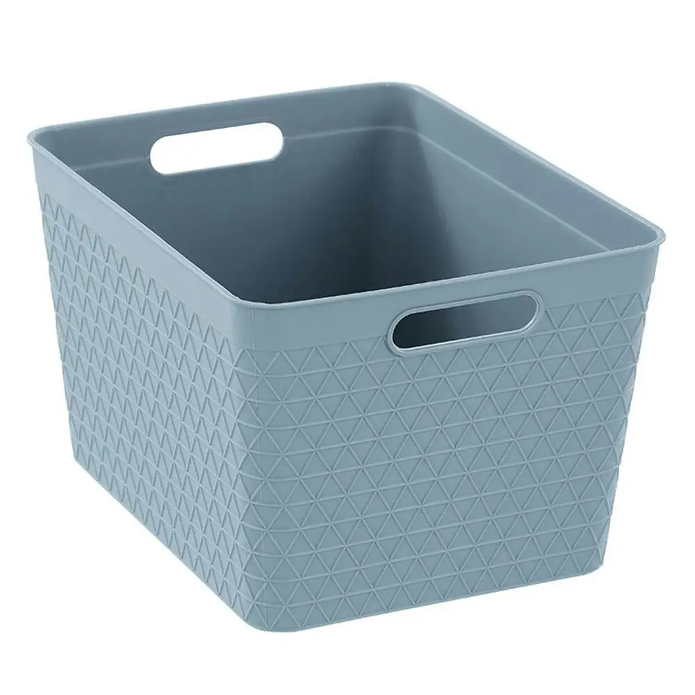 4x Boxsweden Trinity 24cm Basket Home Organiser Storage/Container w/Handle Asst