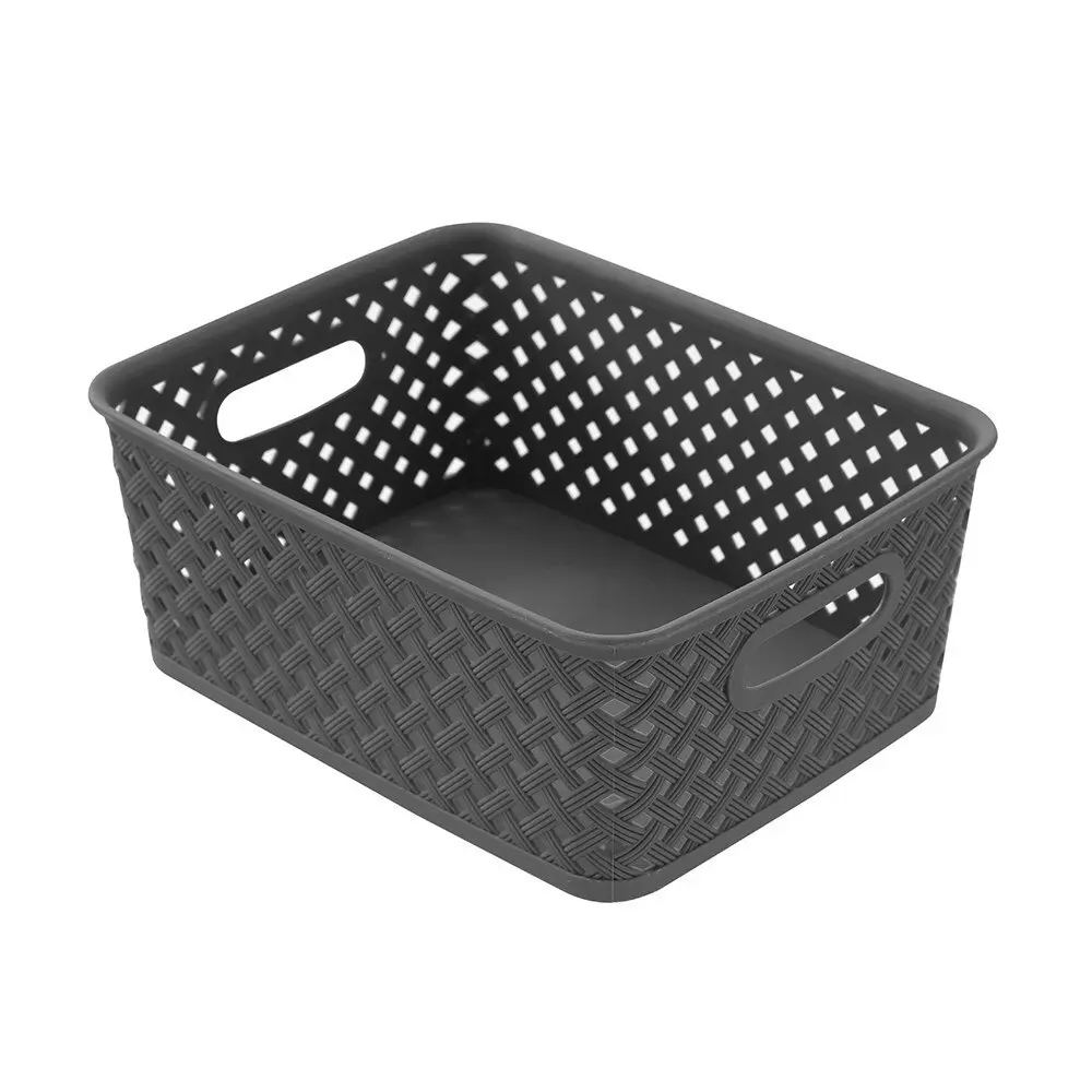 4x Boxsweden 25.5cm Weave Basket Cleaning Storage Organiser Container S Assort