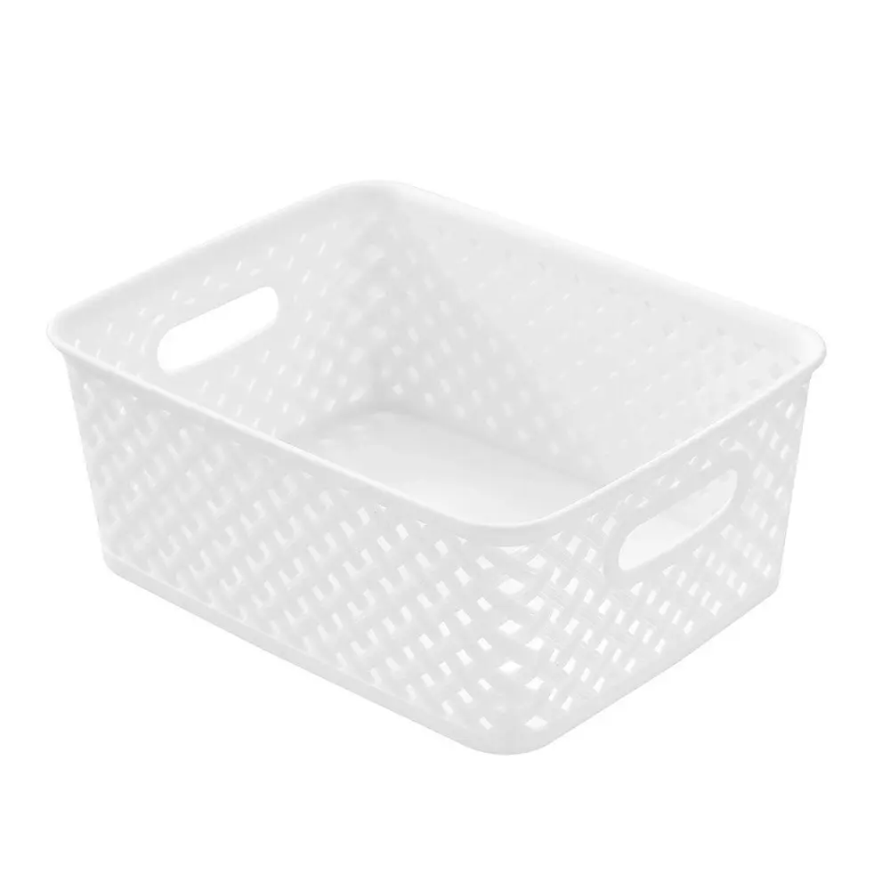 4x Boxsweden 25.5cm Weave Basket Cleaning Storage Organiser Container S Assort