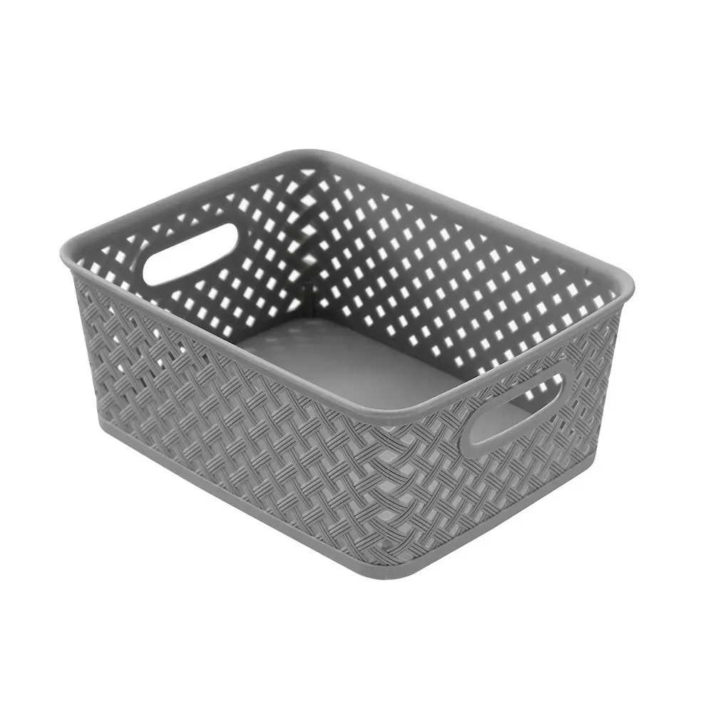 4x Boxsweden 25.5cm Weave Basket Cleaning Storage Organiser Container S Assort