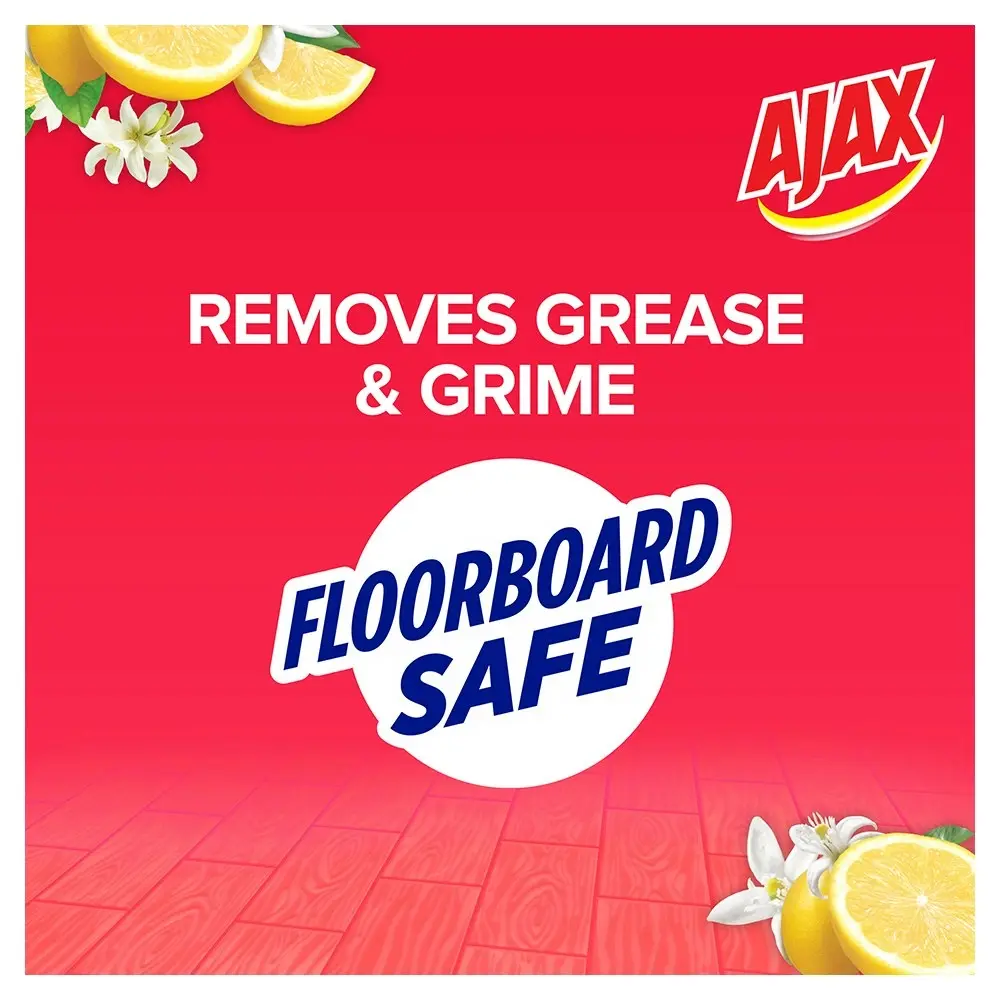 2x Ajax 750ml Grease/Grime Liquid Floor Cleaner Multi-Surface Floorboard/Tile LM