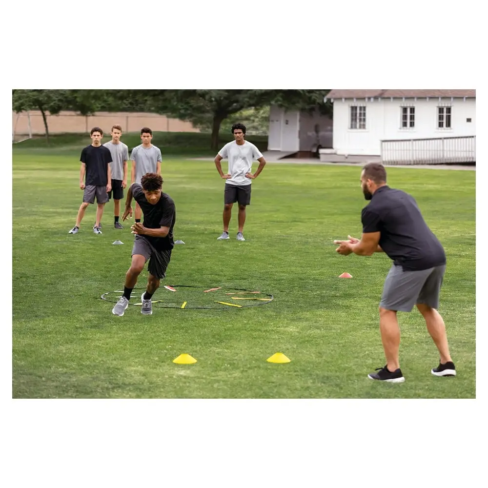 SKLZ 182cm Reactive Portable Circular Agility Sports Training Ladder w/Cones