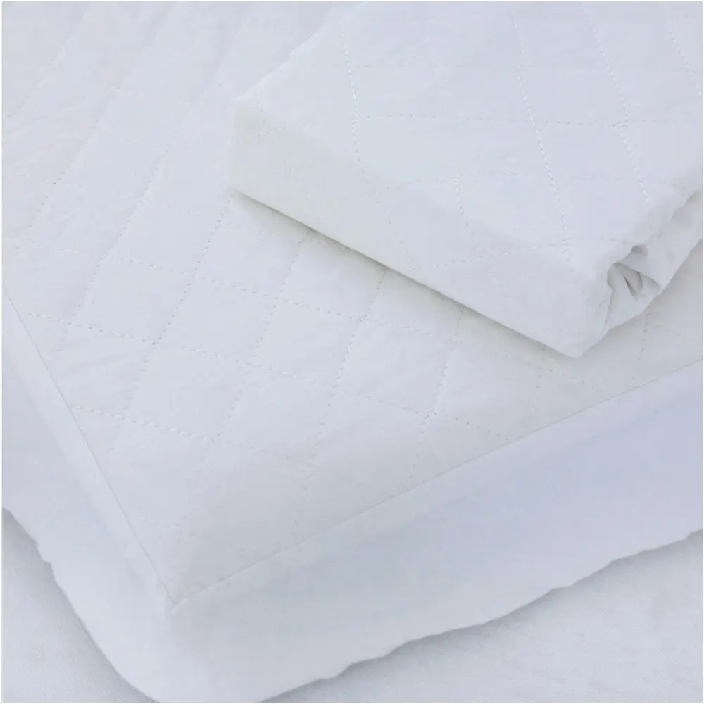 Bubba Blue Breathe Easy 40x80cm Waterproof Quilted Mattress Protector Bassinet