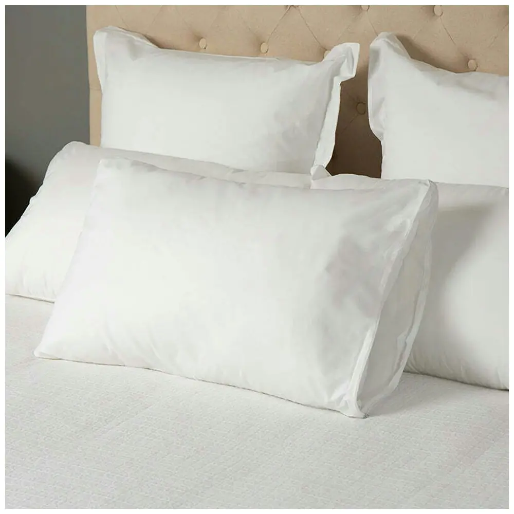 2pc Tontine 46x72cm Comfortech Classic Cotton Pillow Protector Home Bedding WHT