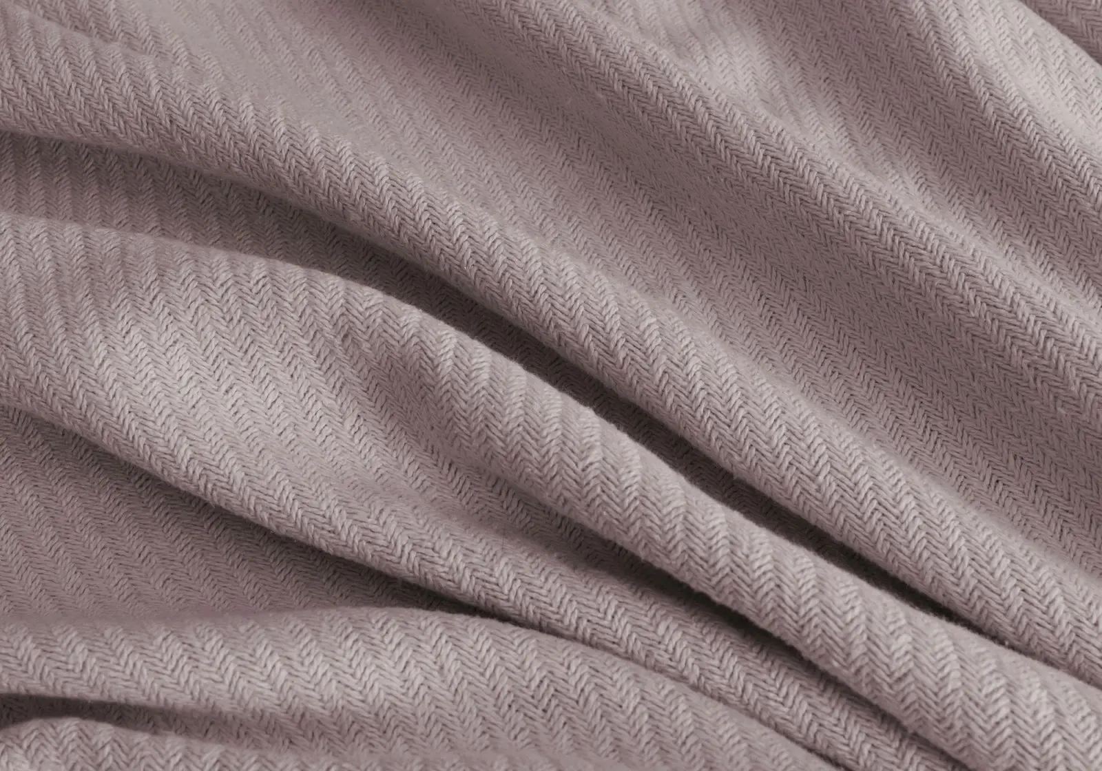 Ardor Surry Queen Bed Blanket Breathable Textured Woven Cotton Bedding Lilac