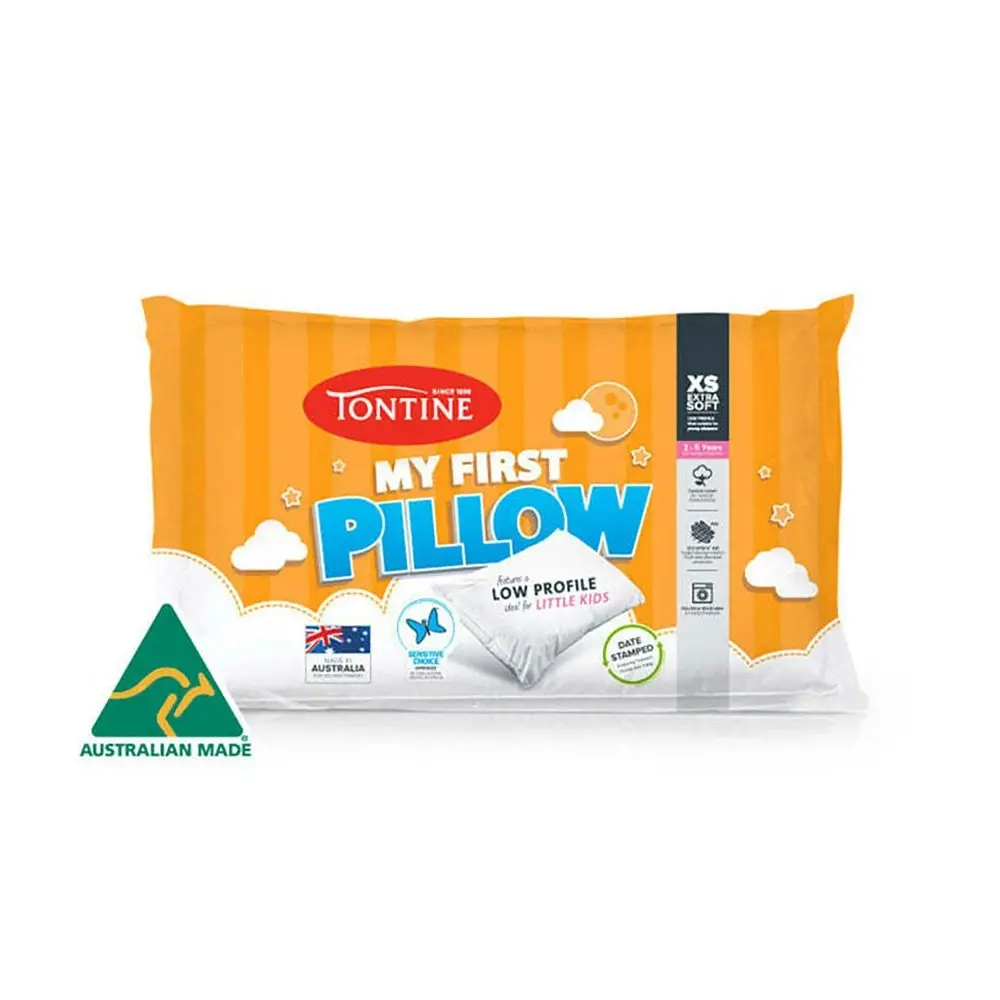 Tontine 46x72cm Im Your First Extra Soft Cotton Pillow Kids/Children 2-5yrs WHT