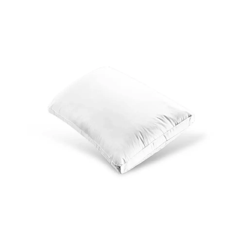 Tontine 46x72cm Luxe Classic Anti Allergy Cotton Pillow Medium Home Bedding WHT