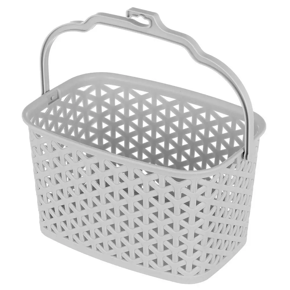 Boxsweden Wicker Design Peg Basket Storage Holder/Organiser w/ Hook Assorted