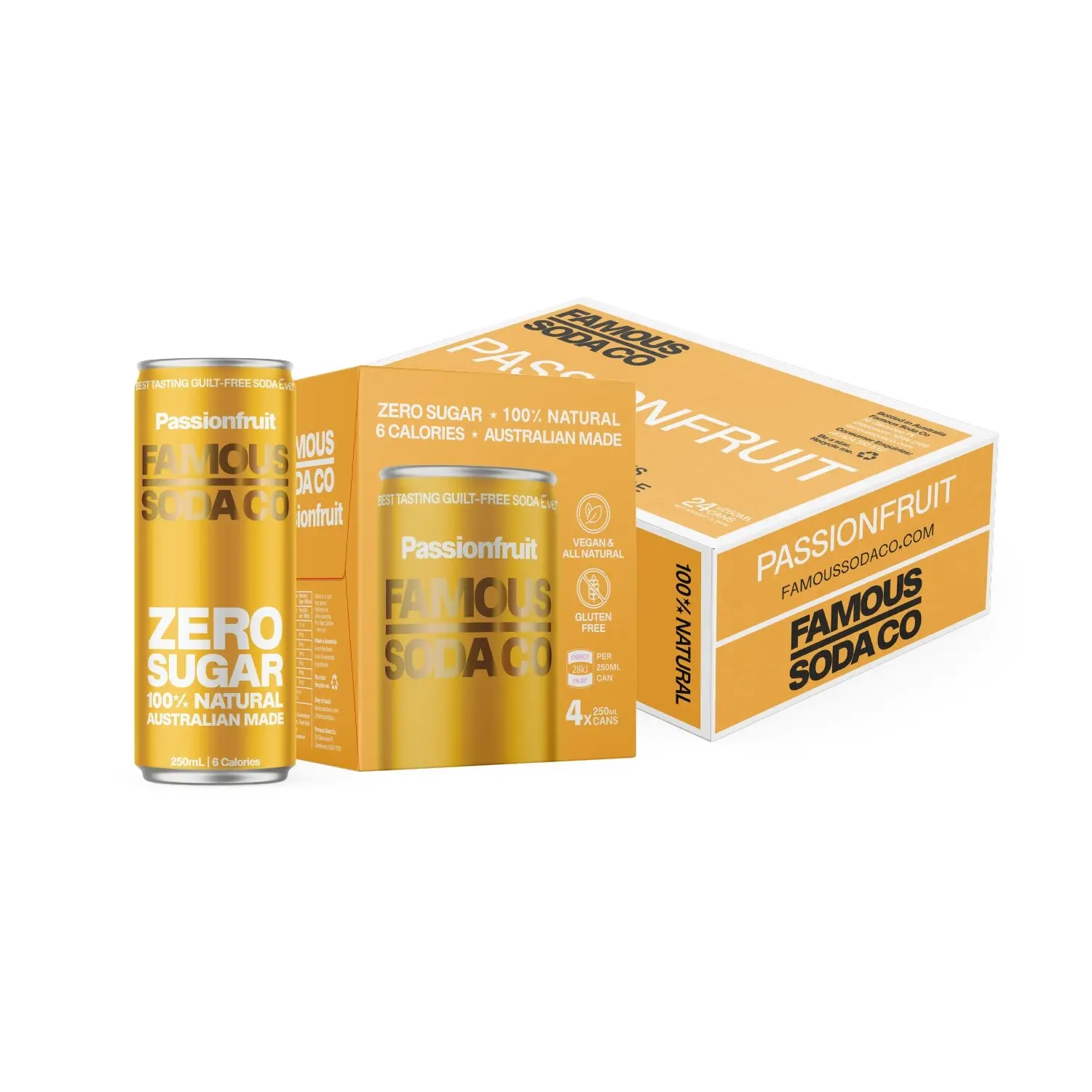 Passionfruit 250ml Cans x 24