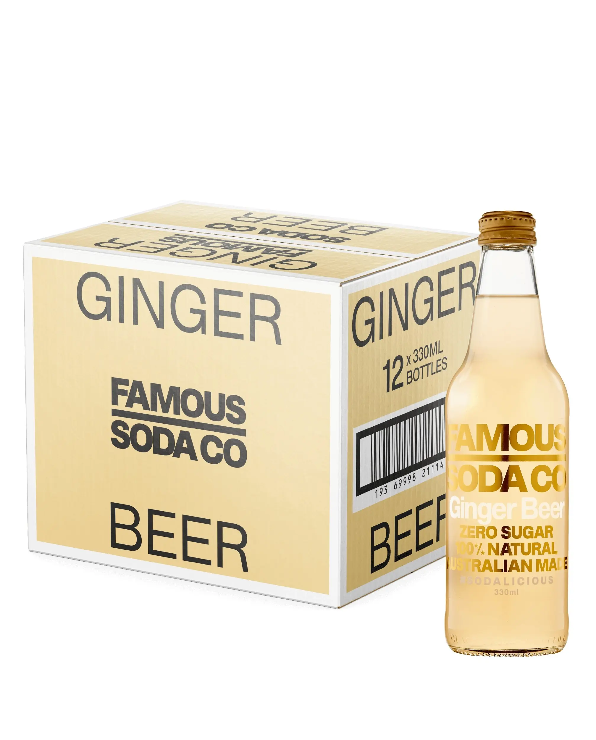 Ginger Beer 330ml Bottles x 12