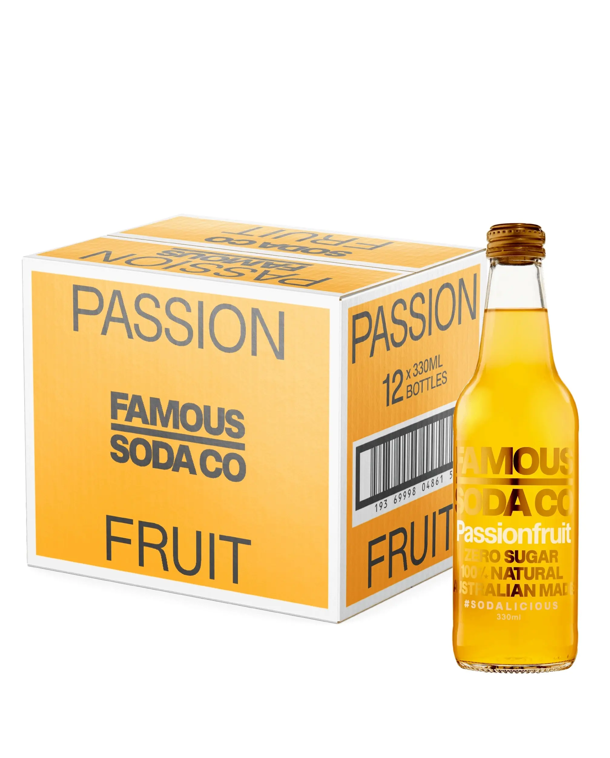 Passionfruit 330ml Bottles x 12