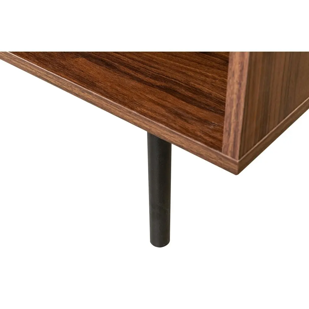 HomeStar Sweden Lowline TV Stand Entertainment Unit 150cm - Dark Timber