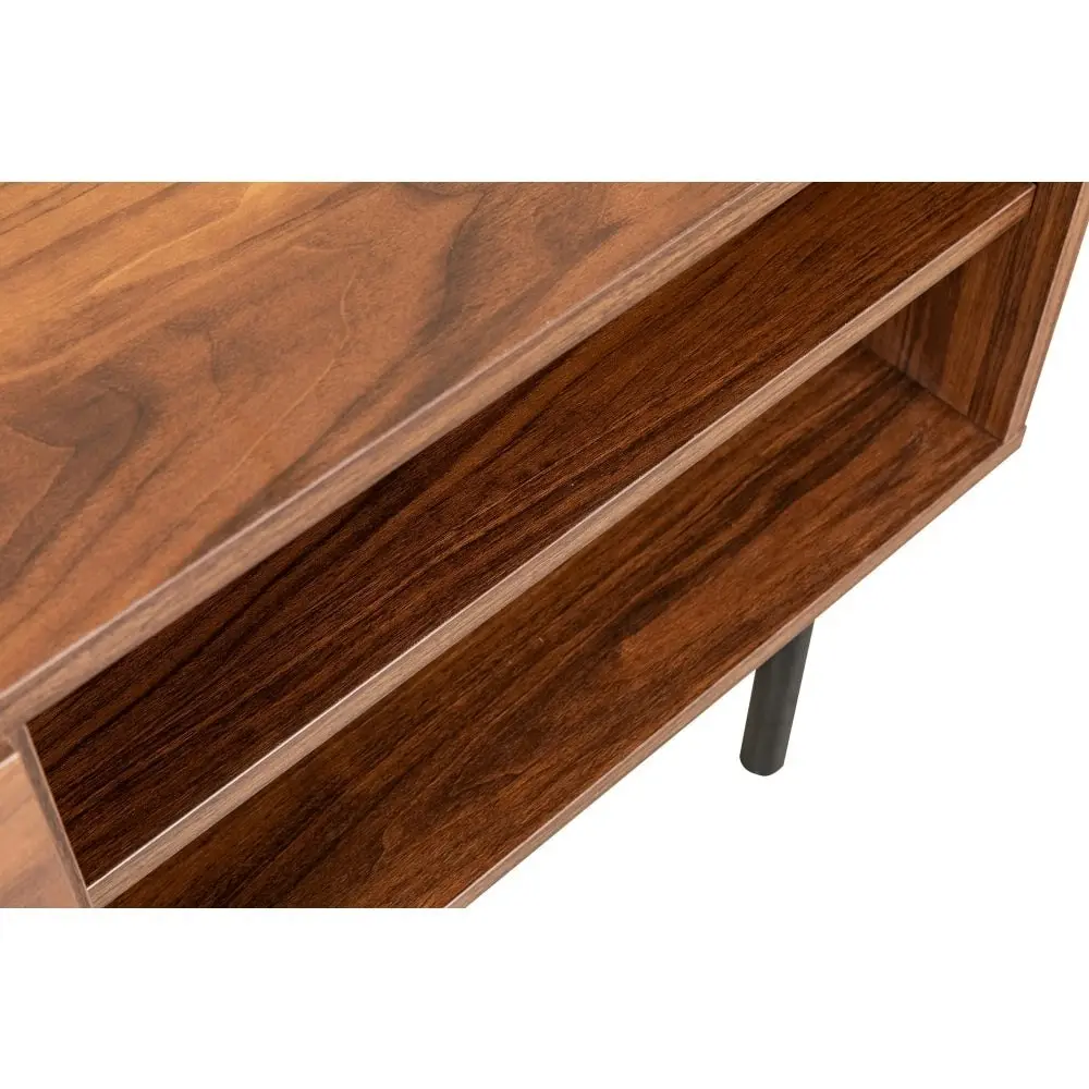 HomeStar Sweden Lowline TV Stand Entertainment Unit 150cm - Dark Timber