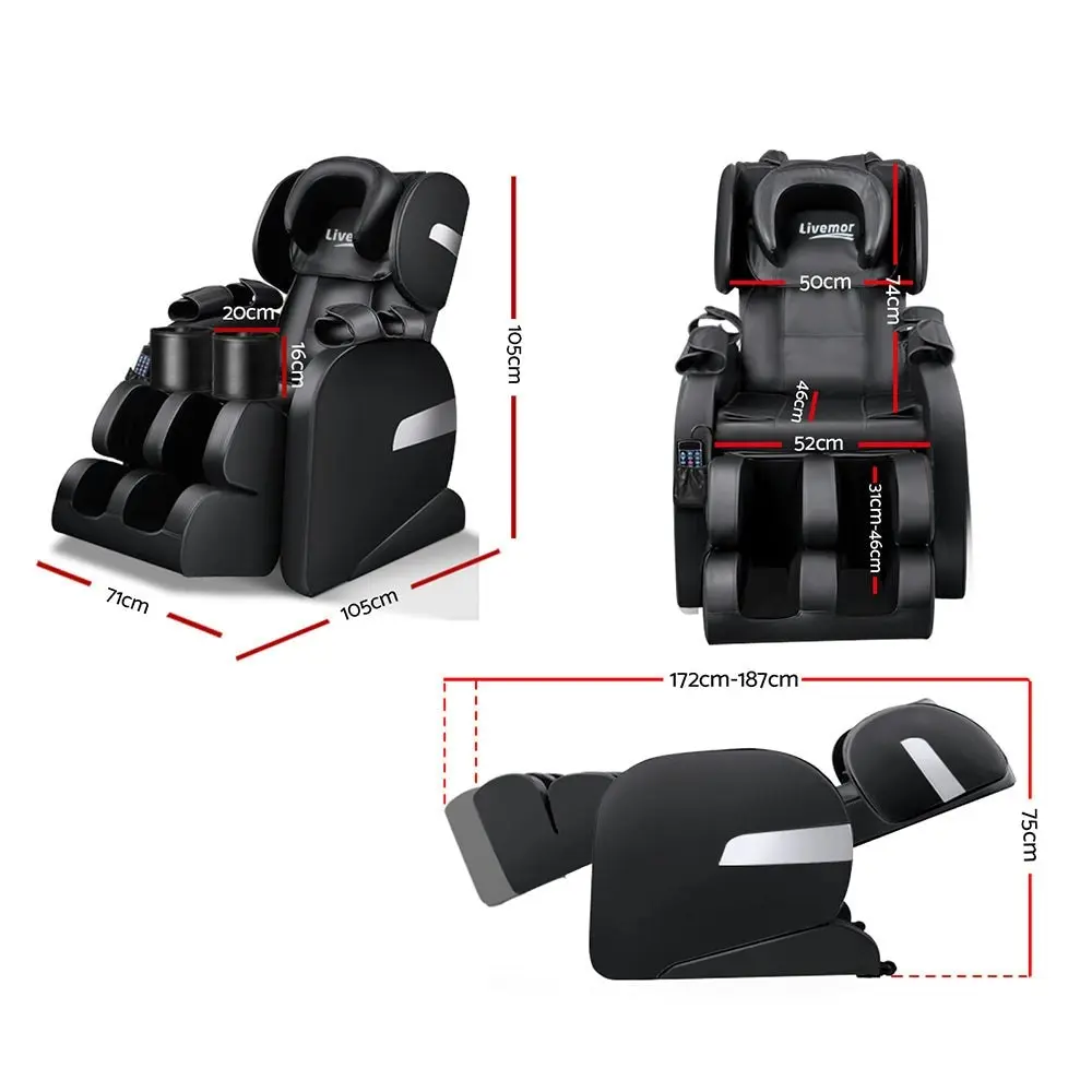 Electric Massage Chair - Black