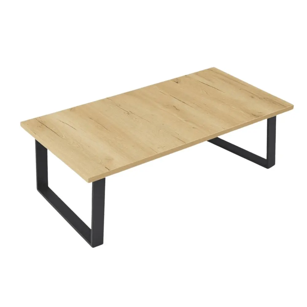 Design Square Rectangular Wooden Coffee Table - Natural