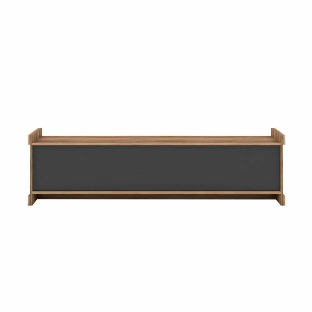 Laura Modern Scandinavian Lowline TV Stand Entertainment Unit 165cm - Walnut