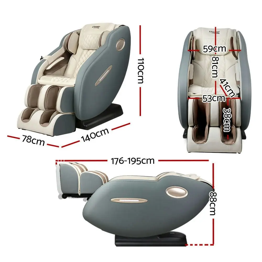 Electric Massage Chair Recliner SL Track Shiatsu Heat Back Massager