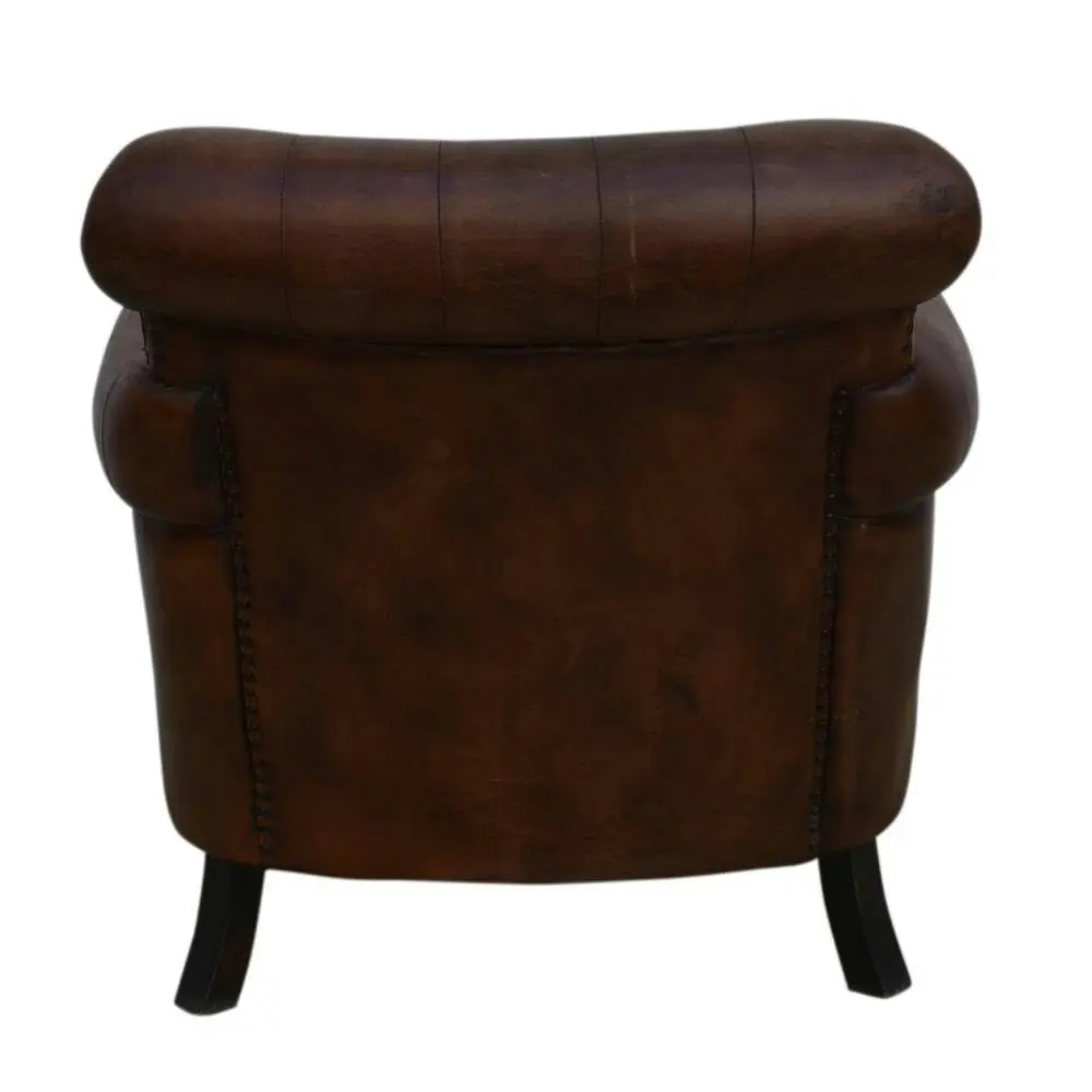 Carson Leather ArmChair Relaxing Accent Chair