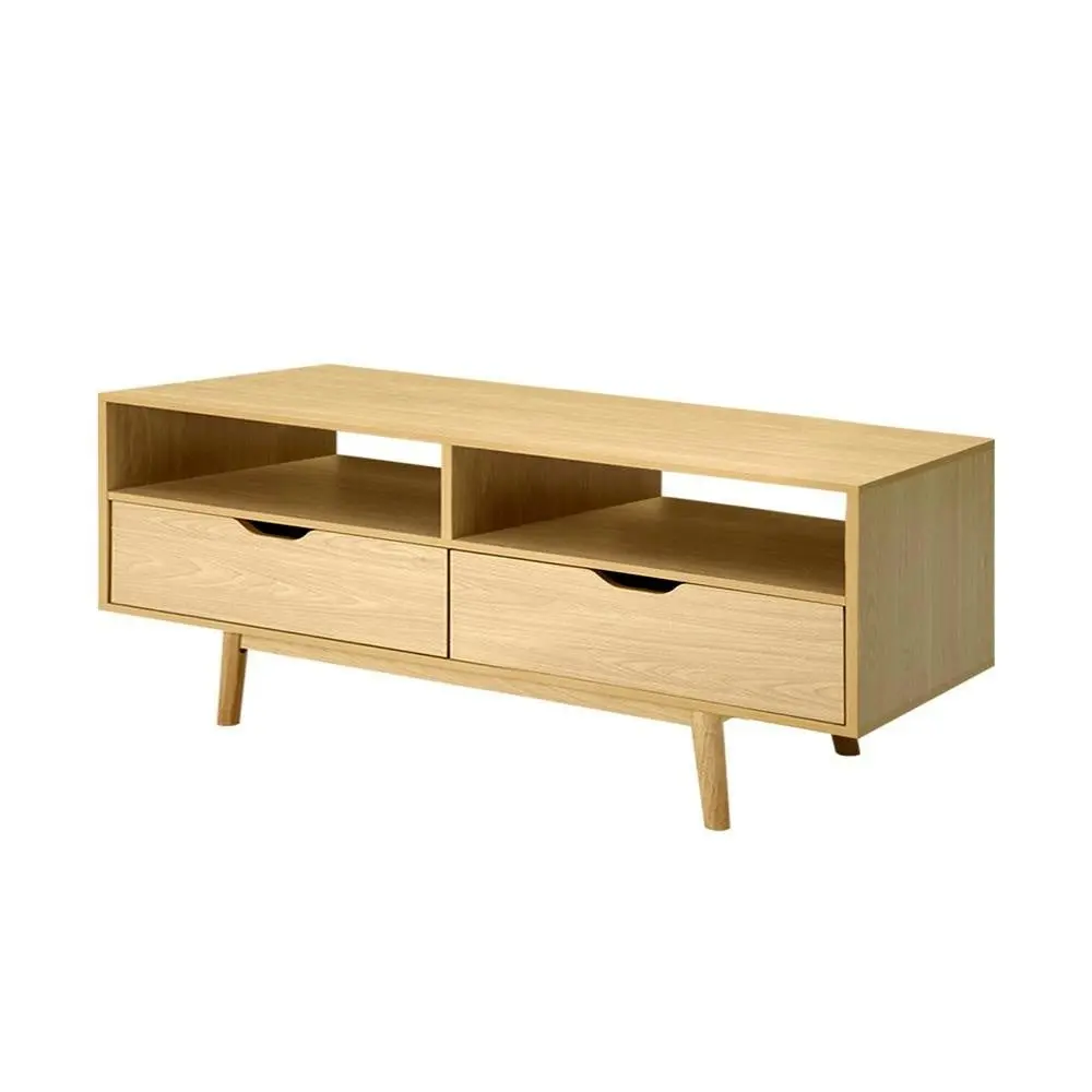 TV Cabinet Entertainment Unit Stand Wooden Storage 120cm Scandinavian