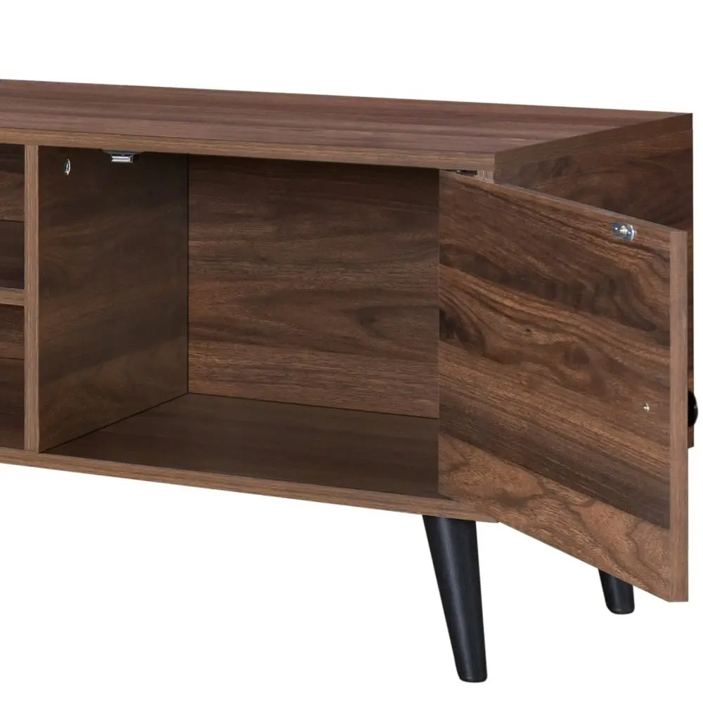 Moose Lowline Industrial Entertainment Unit TV Stand 150cm - Columbia Brown