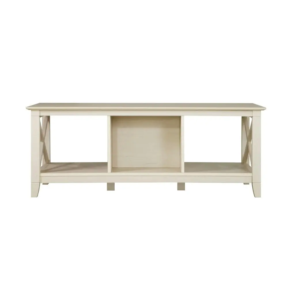 Maestro Furniture Lorrel Modern Minimalist Rectangular Wooden Coffee Table - Antique white