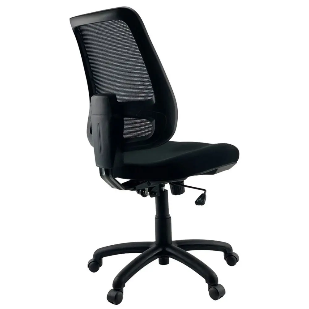 UNIX VELOX MIDNIGHT Mesh Bump Seat Comfort & Perfect Base Office Task Computer Chair - Black