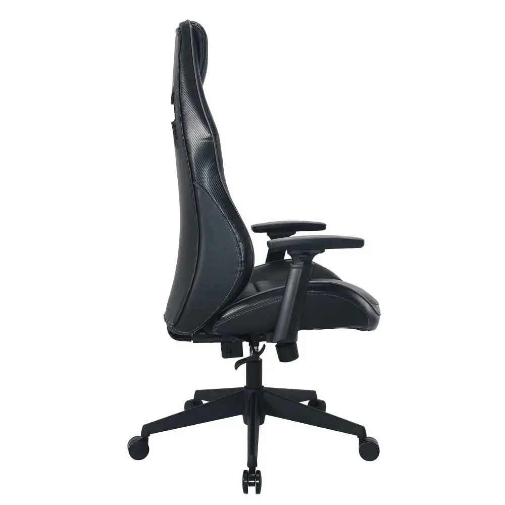 Maestro Furniture Beckson High Back Bonded Leather Executive Manager Office Computer Working Chair - Black