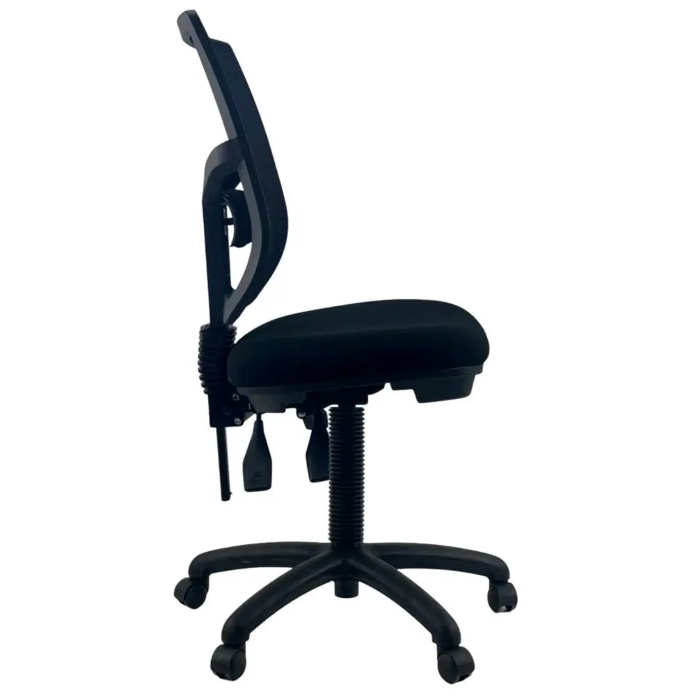 UNIX EISTEIN AFRDI Medium Back Handwheel Adjustable School Office Computer Chair - Black