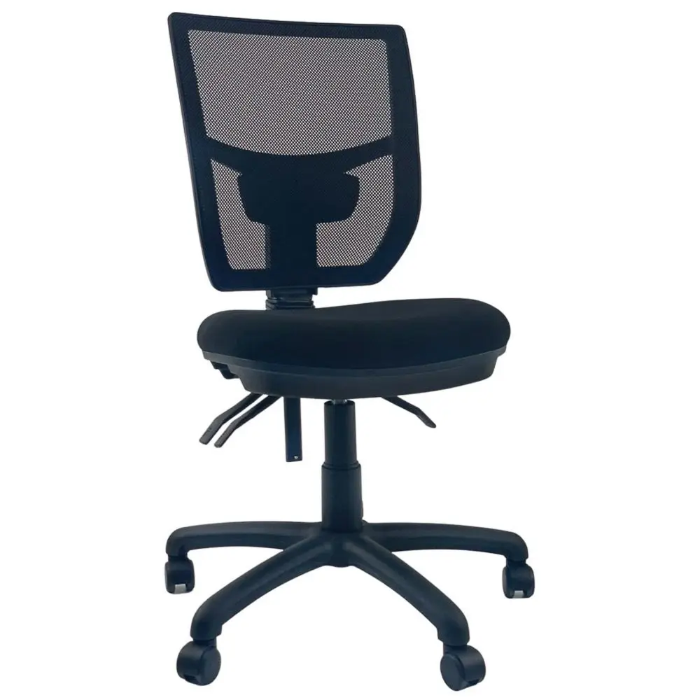 UNIX RACER AFRDI Mesh Easy Adjustable Handwheel  Office Task Computer Chair - Black