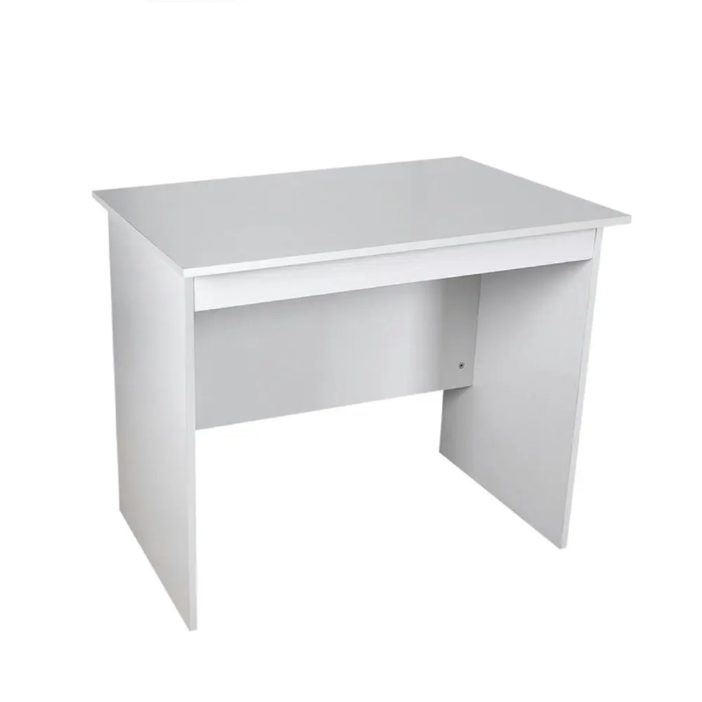 Design Square Modern Simpleline Office Computer Writing Study Desk Table 90cm - White