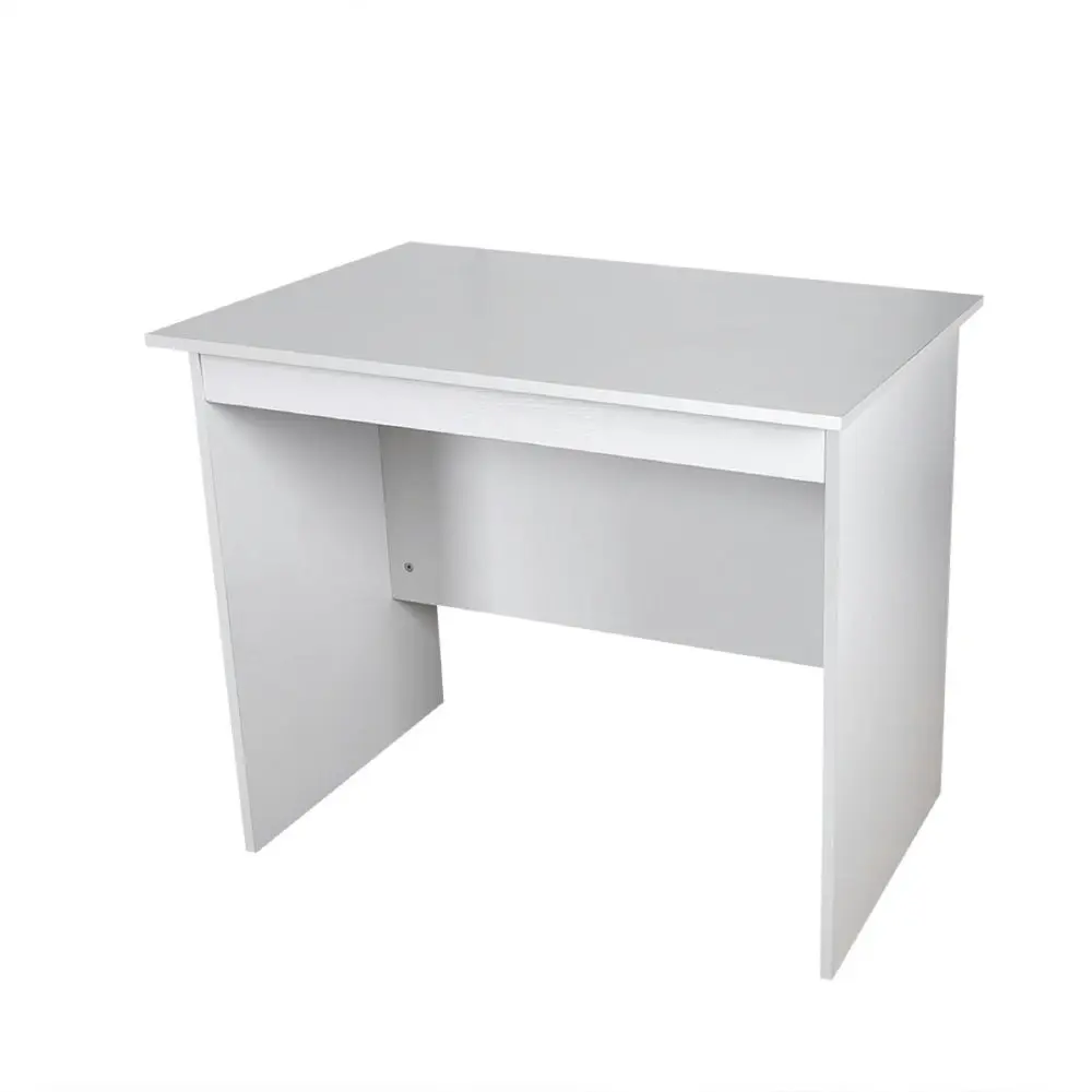 Design Square Modern Simpleline Office Computer Writing Study Desk Table 90cm - White