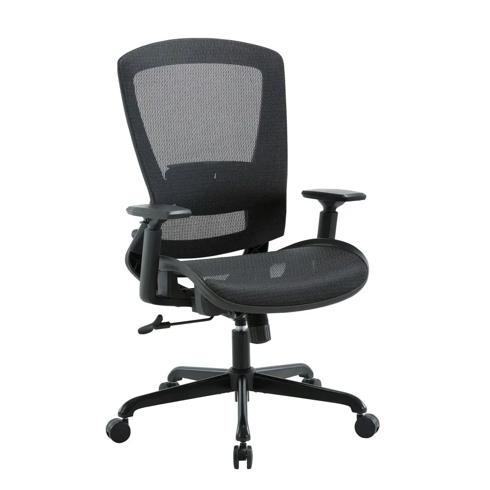 Maestro Furniture Daisy Mesh Seat Executive Manager Office Task Computer Working Chair - Black