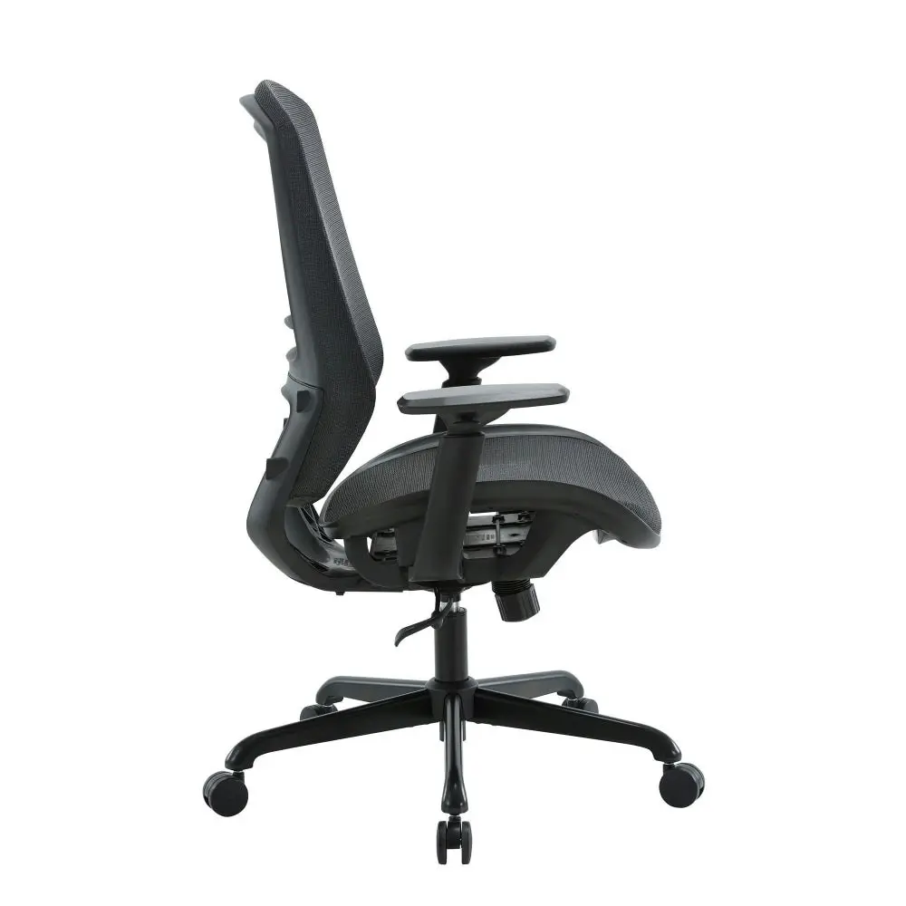 Maestro Furniture Daisy Mesh Seat Executive Manager Office Task Computer Working Chair - Black