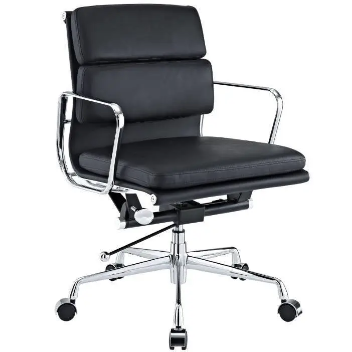 Eames Replica Soft Pad Management Office Chair - Low Back - Black