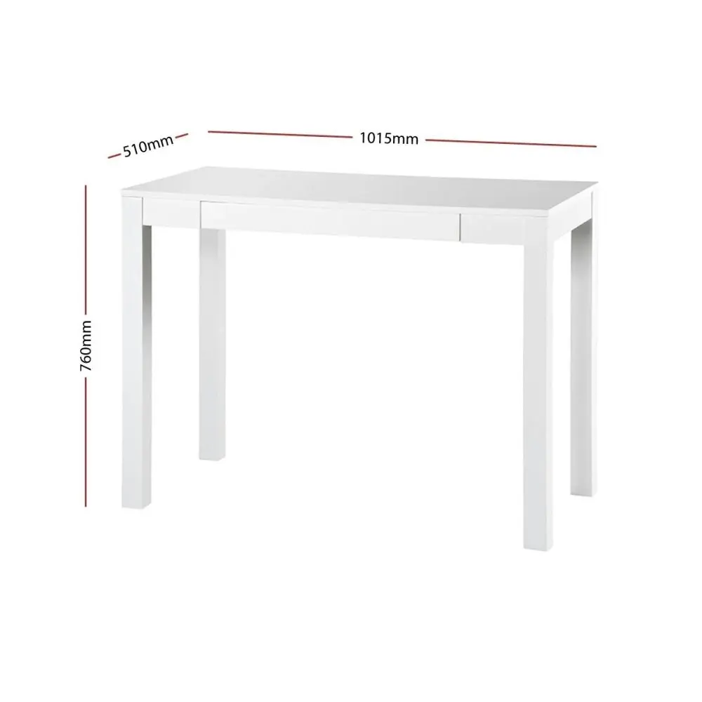 Annika Study Computer Writing Home Office Desk - White