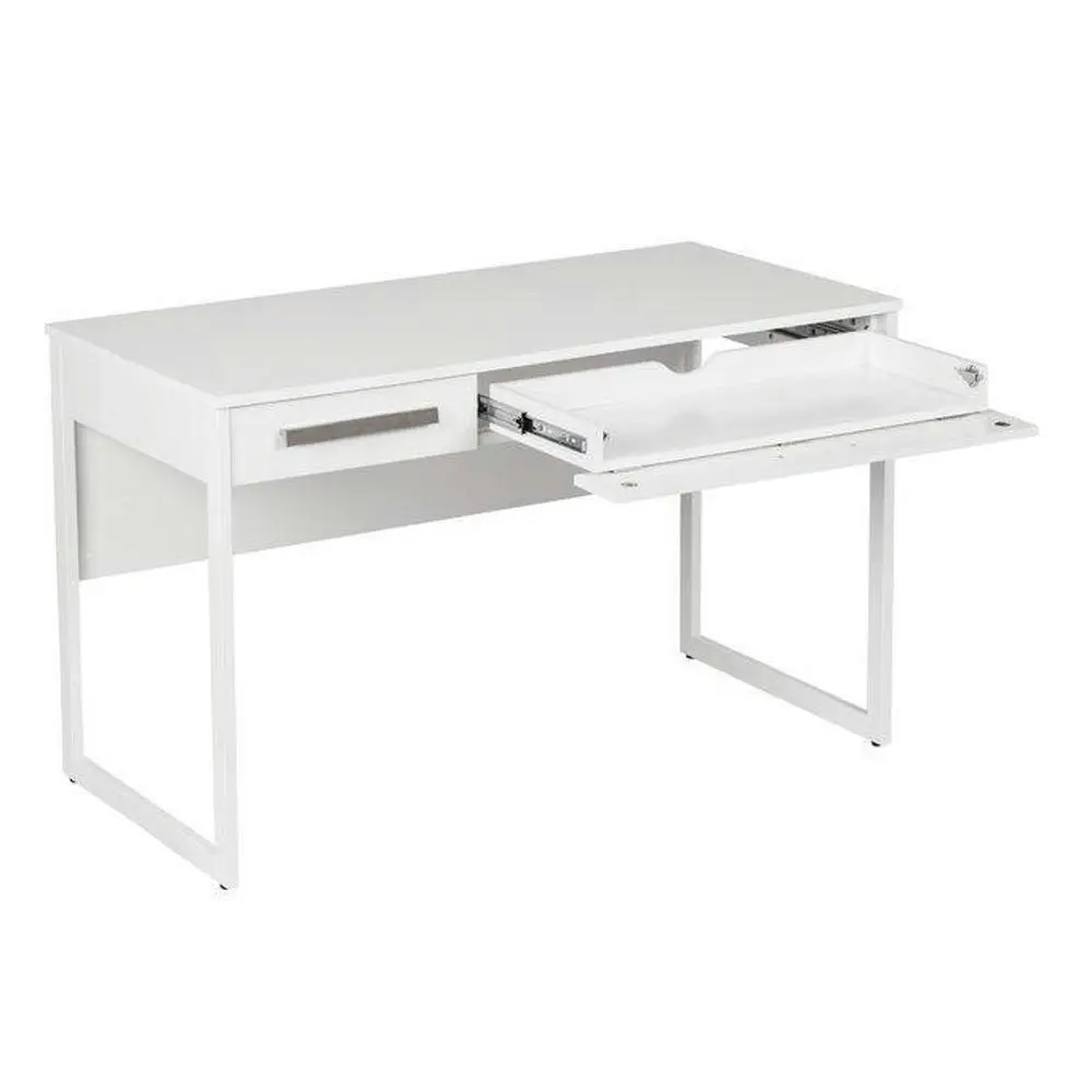 Maestro Furniture Ashley Computer Study Writing Home Office Desk W/ 2-Drawers - White