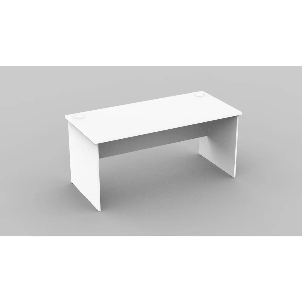 Collins Wooden Executive Straight Work Computer Office Desk 150cm - White