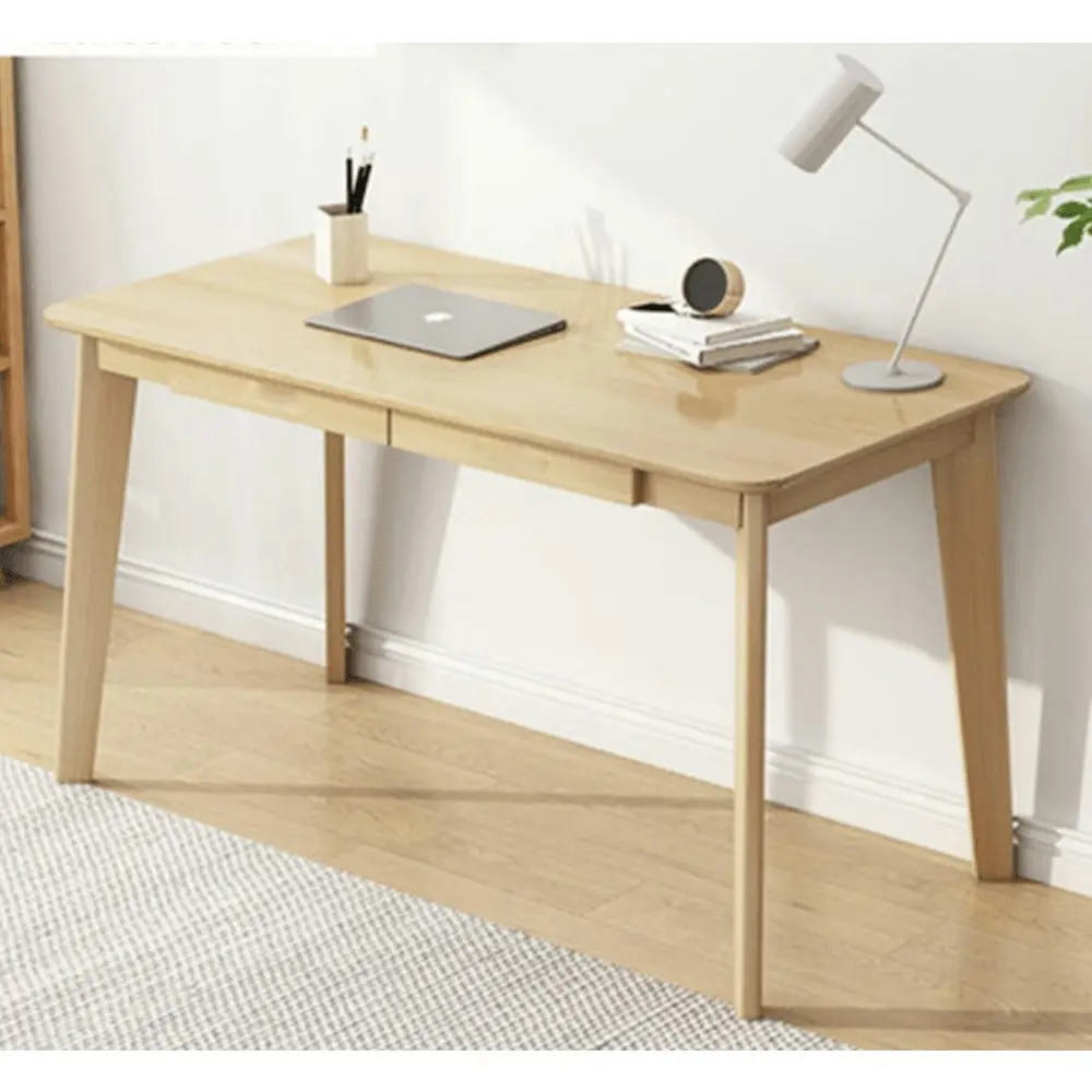 Design Square Modern Scandinavian Writing Study Home Office Computer Desk 120cm